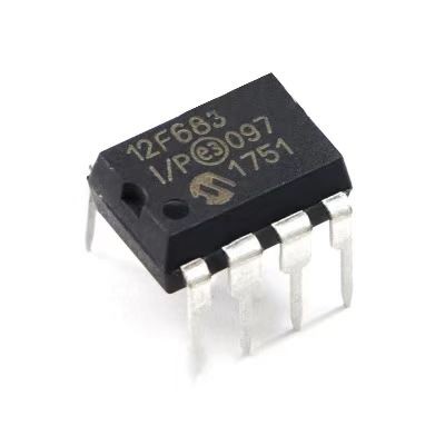 ยี่ห้อใหม่นําเข้า PIC12F683-I/P 12F683 In-Line DIP8 8-Bit MCU Controller ชิป
