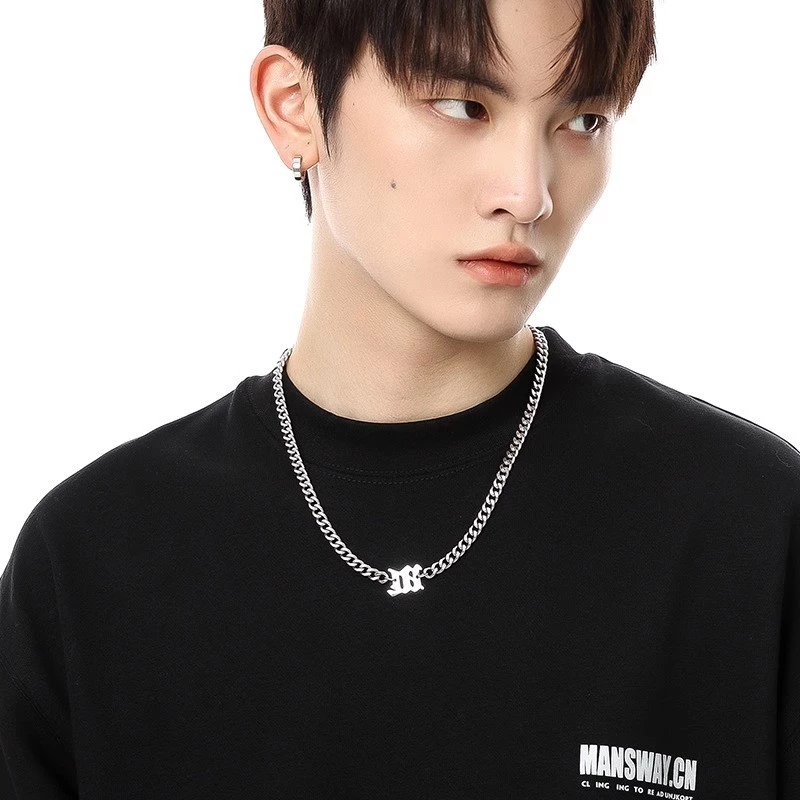 AUTU สร้อยคอสำหรับผู้ชาย สไตล์สตรีท ทันสมัย จับคู่กับเสื้อผ้าได้ง่าย มีหลายแบบให้เลือก ใส่ได้ทั้งผู้ชายและผู้หญิง เครื่องประดับ