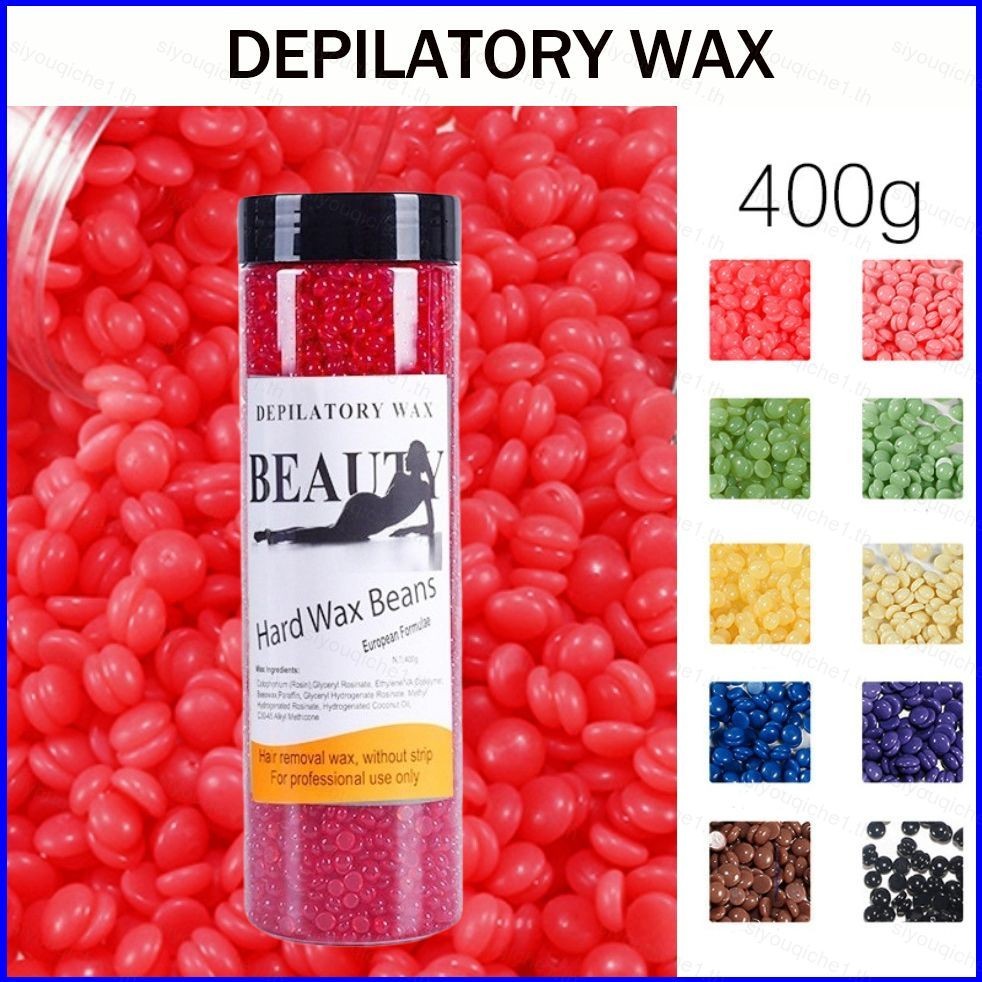SY1 DEPILATORY WAX Hard Wax Beans 400G แว็กซ์กําจัดขนไม่มีจุดสีดํา YS1