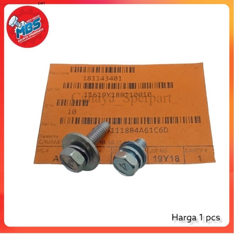 BOLT 10 M6X10 M6X20 DABEL RING ORIGINAL STEEL BOLT ORIGINAL HD BOLT