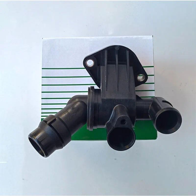 ของแท้เครื่องยนต์ Coolant Thermostat สําหรับ Audi A6L C6 A4B7 2.0T BPJ เครื่องยนต์ 06D 121 111 G 06D