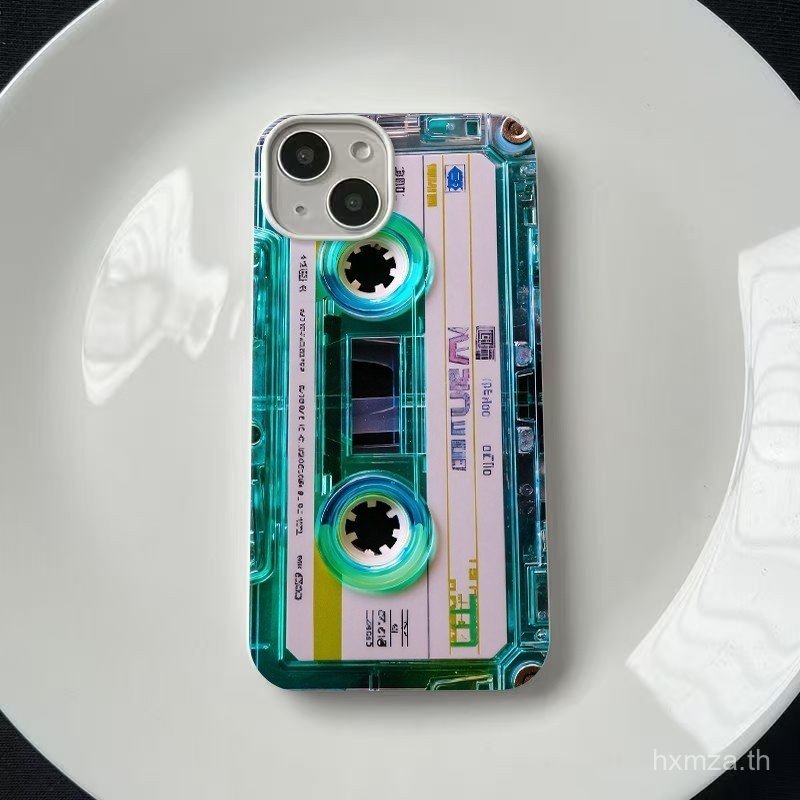 เคสโทรศัพท์ยืดหยุ่นสไตล์พังก์เทปเหมาะสําหรับiPhone 14promax 14 15 16 17 Pro max 11promax 11 12 Pro 13promax 15pro 16pro Shock-Resistantป้องกันกรณี