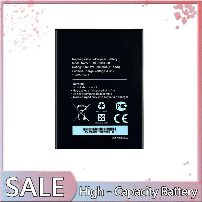 สําหรับ TP-Link M7650 M7450 เป็นมิตรกับสิ่งแวดล้อม 3000mAh แบบพกพา Wifi แบตเตอรี่ที่เชื่อถือได้ Tbl-