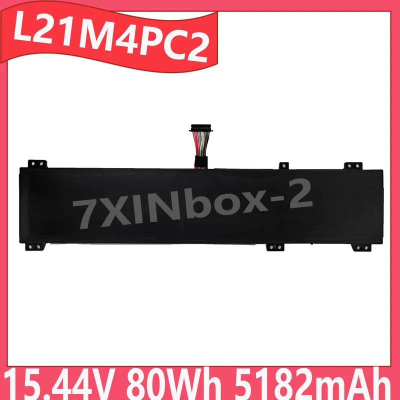 L21M4PC2 L21M4PC3 15.44V 80Wh 5218mAh แบตเตอรี่แล็ปท็อปสําหรับ Lenovo Legion 5 Pro 16 2022 Y7000P R7