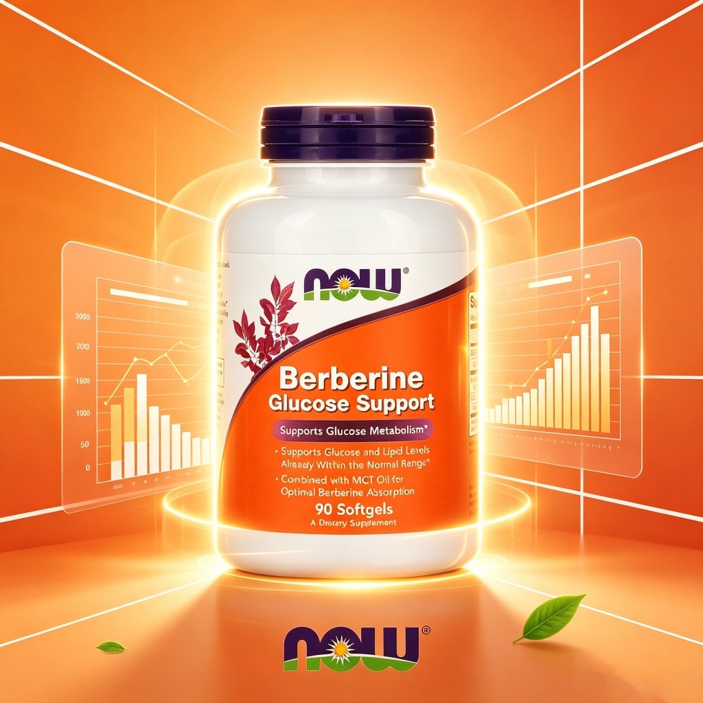 NOW Foods, Berberine Dextrose, ซอฟเจล 90 ชิ้น