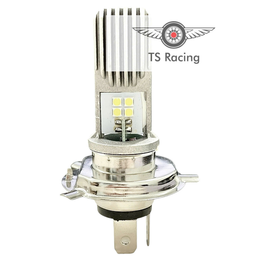 หลอดไฟ LED H4 (3 ขา) ญี่ปุ่น TLT 4 หัวใจ wave rs - wave 110 - fu125 led - ex135 5s - ex150 2015-2018