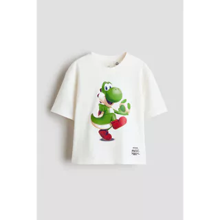 H&M(เอชแอนด์เอ็ม) เสื้อยืดโอเวอร์ไซส์พิมพ์ลาย เด็กชาย 1335301_9