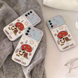 เคสซัมซุง For Samsung A57 A37 A27 A17 A07 A56 A55 A26 A16 A05S A35 5G S26 S25 Ultra S24 S23 FE เคสนิ่มลายหนังแกะ สีพื้น