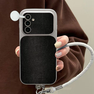 COD เคสนิ่มลายหนังแกะสีพื้น For Samsung A17 A07 A27 A37 A53 A35 A15 A26 A36 A06 A16 A24 A34 A25 A53 S23 S25 S26 S24Ultra