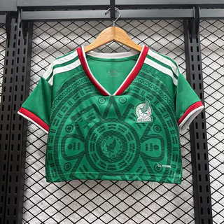 เสื้อครอปฟุตบอลผู้หญิงs World Cup เสื้อกีฬาแขนสั้น