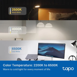 TAPO L535E หลอดไฟอัจฉริยะWiFi หลากสี Smart WiFi Light Bulb,Multicolorสีสันสดใสไร้ขีดจำกัด