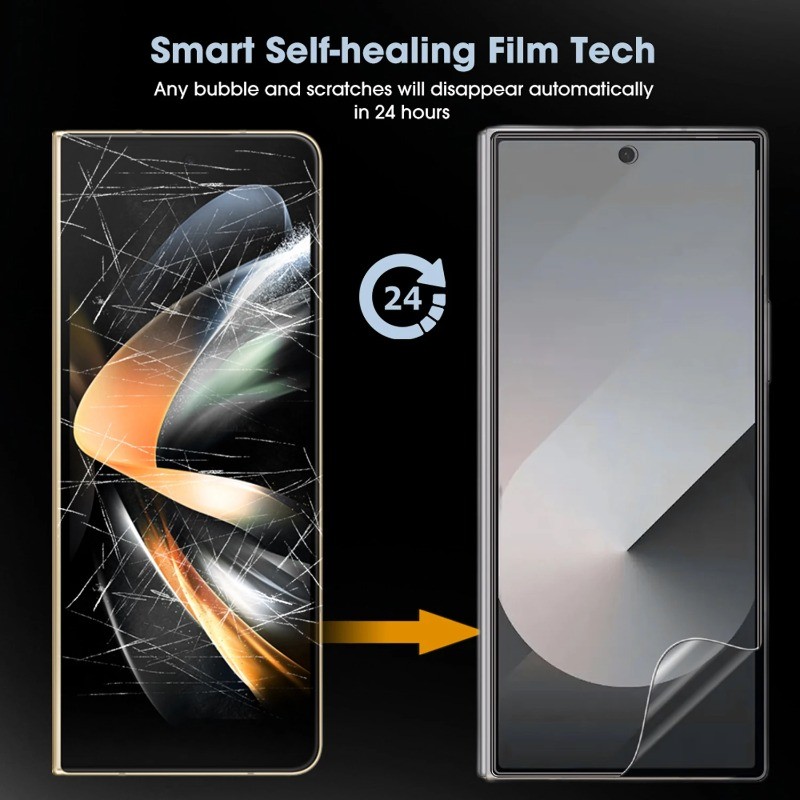 3 in 1 โทรศัพท์พับได้ Oil-Proof Screen Protector สําหรับ รูปที่ 5