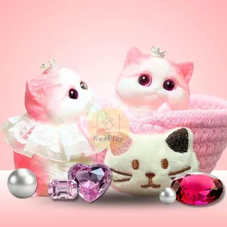 สกุชชี่แมวทาบะ Squishy สกุชชี่แมวมงกุฎสุดคิวท์ ของเล่นคลายเครียด น่ารักและนุ่มนวล ส่งในไทย