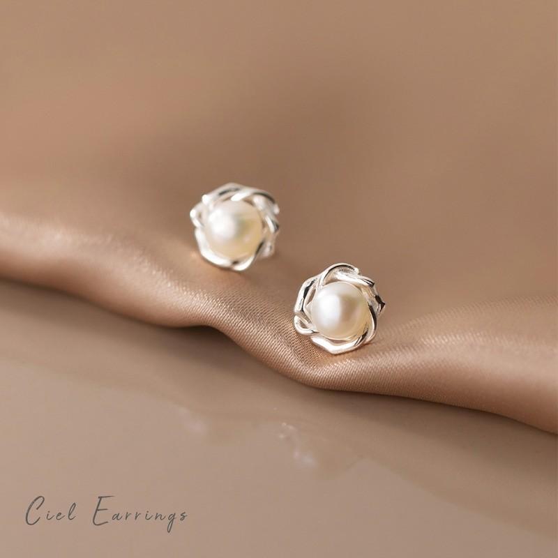 Ciel Earrings ต่างหูเงินแท้ S925 [MERCELO]