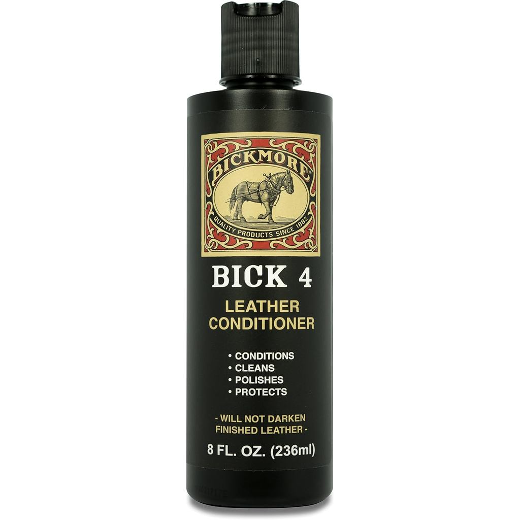 Bickmore Bick 4 Leather Conditioner 8 oz - Cleaner & Conditioner - Restore Polish & Protect All Smooth Finished Leathers 1NT9