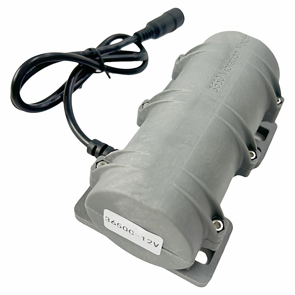 ผู้ผลิตผลิตภัณฑ์ใหม่ 3650 Massage Bed Vibration Motor 12V 24V Dual Eccentric Wheel DC Vibration Moto