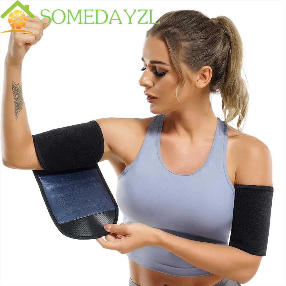SOMEDAYZL แขน Trimmers, ซาวน่าเหงื่อไขมันลดแขน Shaper Bands, อุปกรณ์กีฬา Body Shaper แขนกระชับสัดส่วนเหงื่อ Band ผู้หญิงสุภาพสตรี