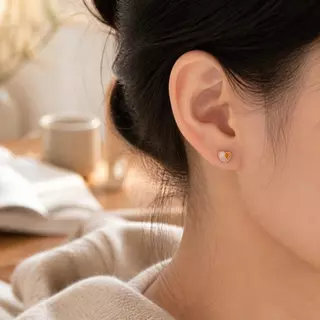 Agape Earrings ต่างหูเงินแท้ S925 [MERCELO]