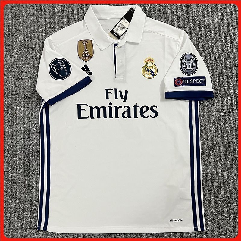 RMD Real Madrids 16/17 MODRIC KROOS เสื้อยืดฟุตบอลย้อนยุค