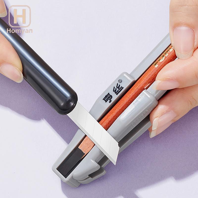 Tianyuaneee ดินสอเขียนคิ้วปากกา Sharpening Tip เครื่องมือบางสําหรับคิ้วกึ่งถาวรแต่งหน้า Profiler ปากกาเครื่องมือแต่งหน้า Salon Household Well