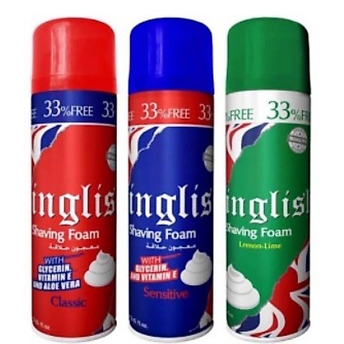 Inglish shaving foam อิงลิช โฟมโกนหนวดจากอังกฤษ