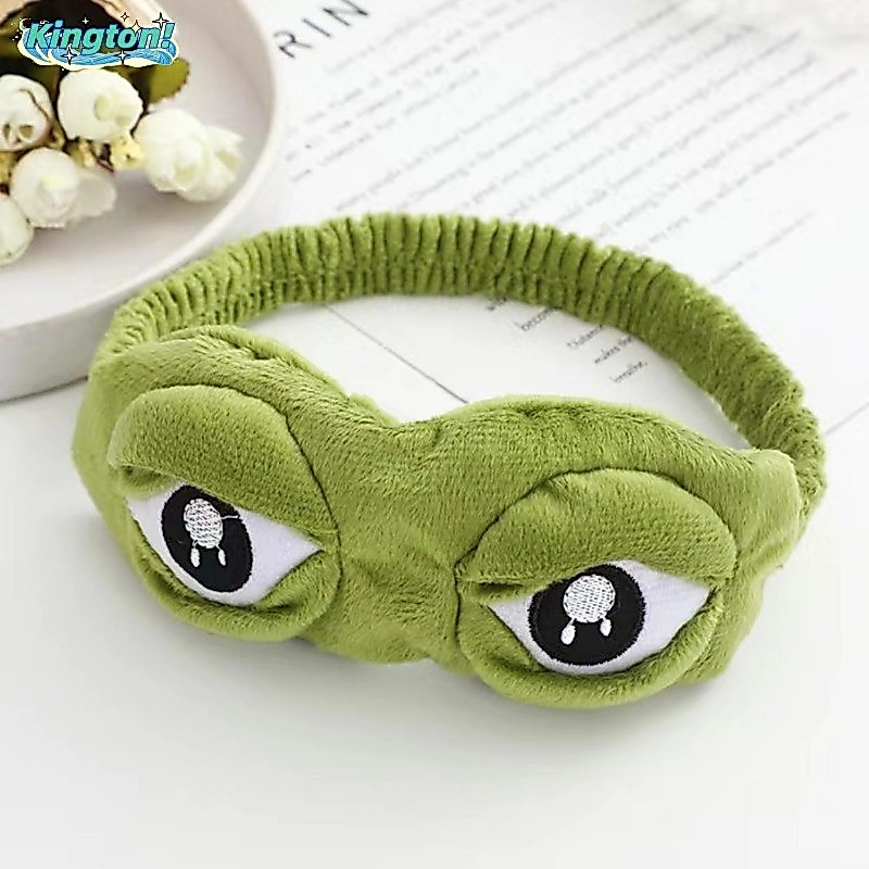 🚚พร้อมส่ง ผ้าปิดตา หน้ากากผ้าปิดตา ลายการ์ตูนกบ 3 มิติ บรรเทาความเหนื่อยล้า สำหรับใช้ในการนอนหลับ