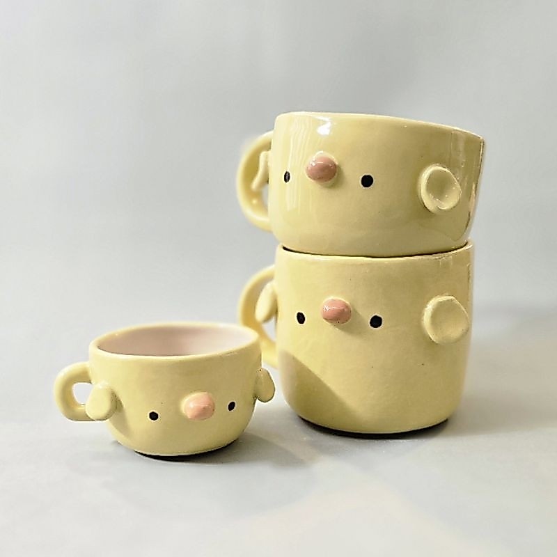 แก้วกาแฟ แก้วมัค ลายลูกเจี๊ยบ แก้วลูกเจี๊ยบ ลูกเจี๊ยบ ของขวัญน่ารัก สัตว์เลี้ยง สัตว์ต่างๆ พร้อมส่ง