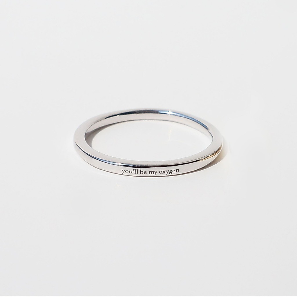 JENN Cirq Ring  แหวน สลักชื่อได้ (Pre order)