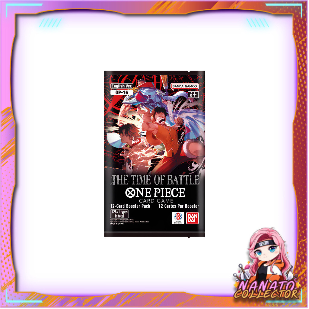 [ 1 ซอง ] O์NE PIECE CARD GAME : [ OP16 ] THE TIME OF BATTLE  BOOSTER PACK (p3)