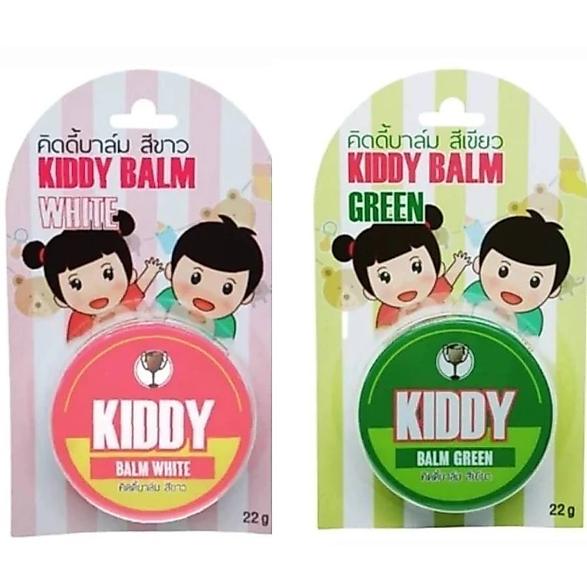 Kiddy balm ยาหม่องสำหรับเด็ก 22 กรัม (3m+)