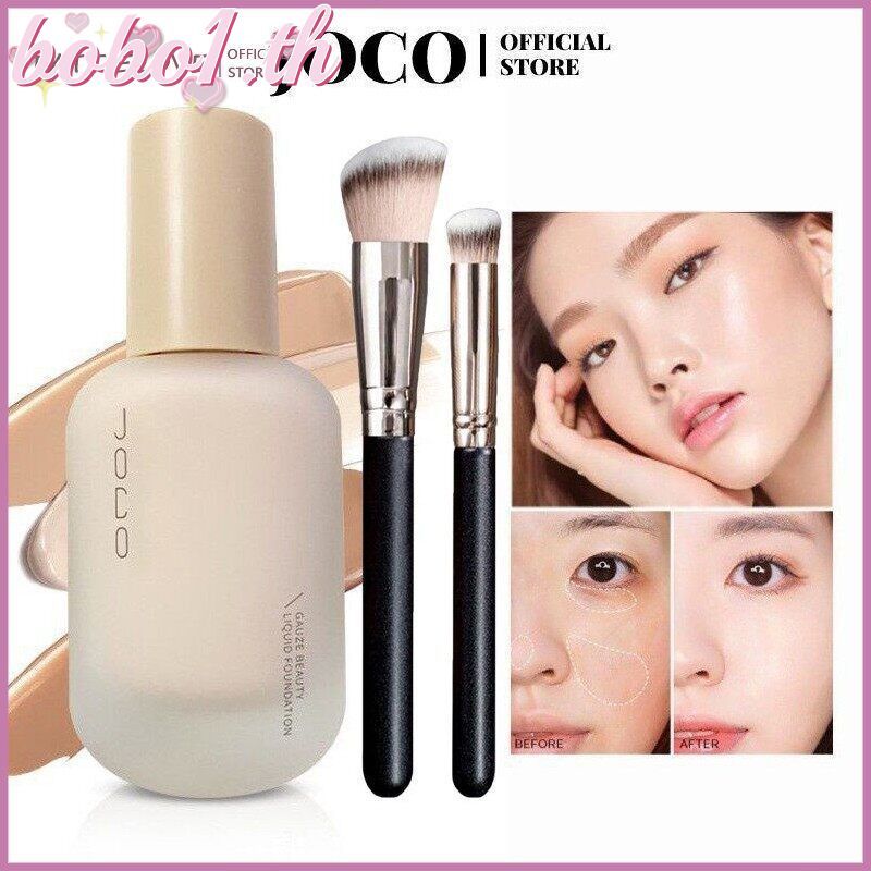 Tattielove JOCO ครีมกล้ามเนื้อด้ายแสง Foundation คอนซีลเลอร์ Strong ติดทนนานไม่มีน้ํามันแต่งหน้าไม่ม