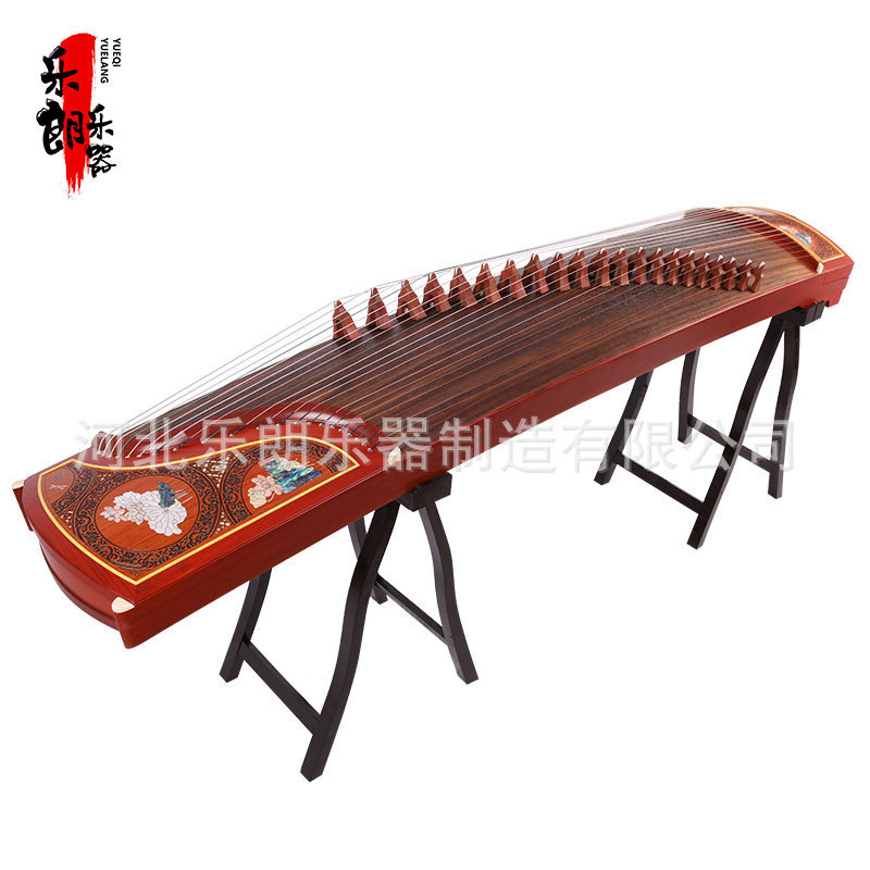 เครื่องดนตรีเด็ก Rosewood Ebony ชุดอุปกรณ์เสริม Log สีเริ่มต้น Guzheng Customization VNY0