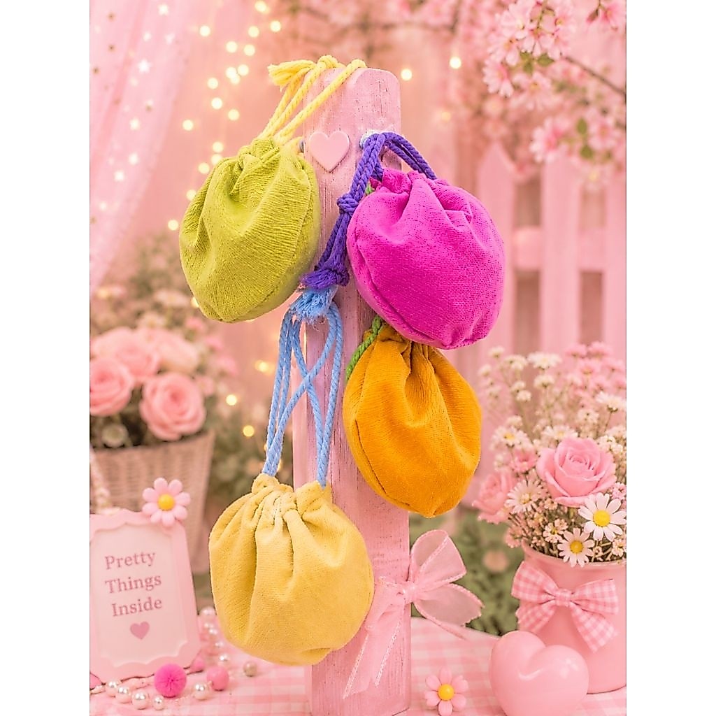 กระเป๋าหูรูด Velvet Pastel edition