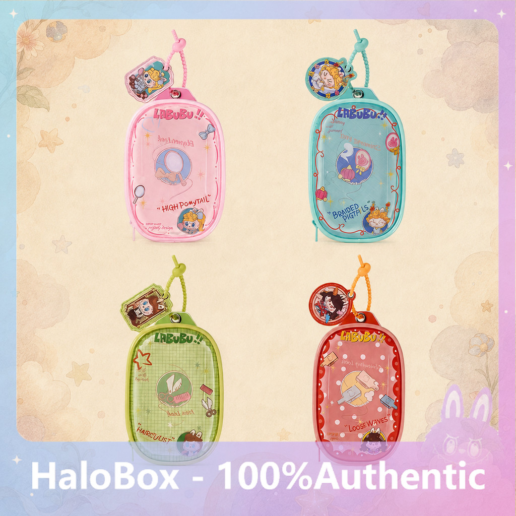 POPMART THE MONSTERS Retro Barber Shop Series Sunbathing Baby Bag Mystery Box เครื่องประดับของแท้