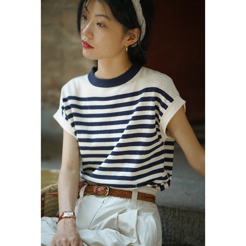 [JOMI STUDIO] 2026/SS < by the sea} Sleeved เสื้อ Sea Soul ถัก