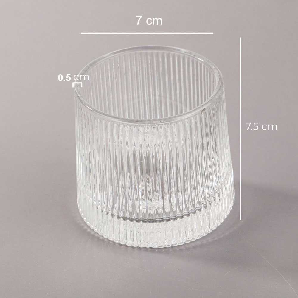 CPTBLISTR Whisky Crystal Spinning Wobble Rock Glass 150ml - YJ101