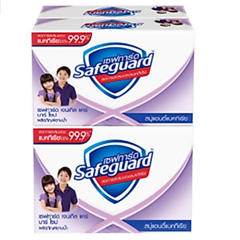 เซฟการ์ด เจนเทิล แคร์ สบู่ก้อน สูตรแอนตี้แบคทีเรีย 58 ก. x 4 ชิ้น (4987176082879)