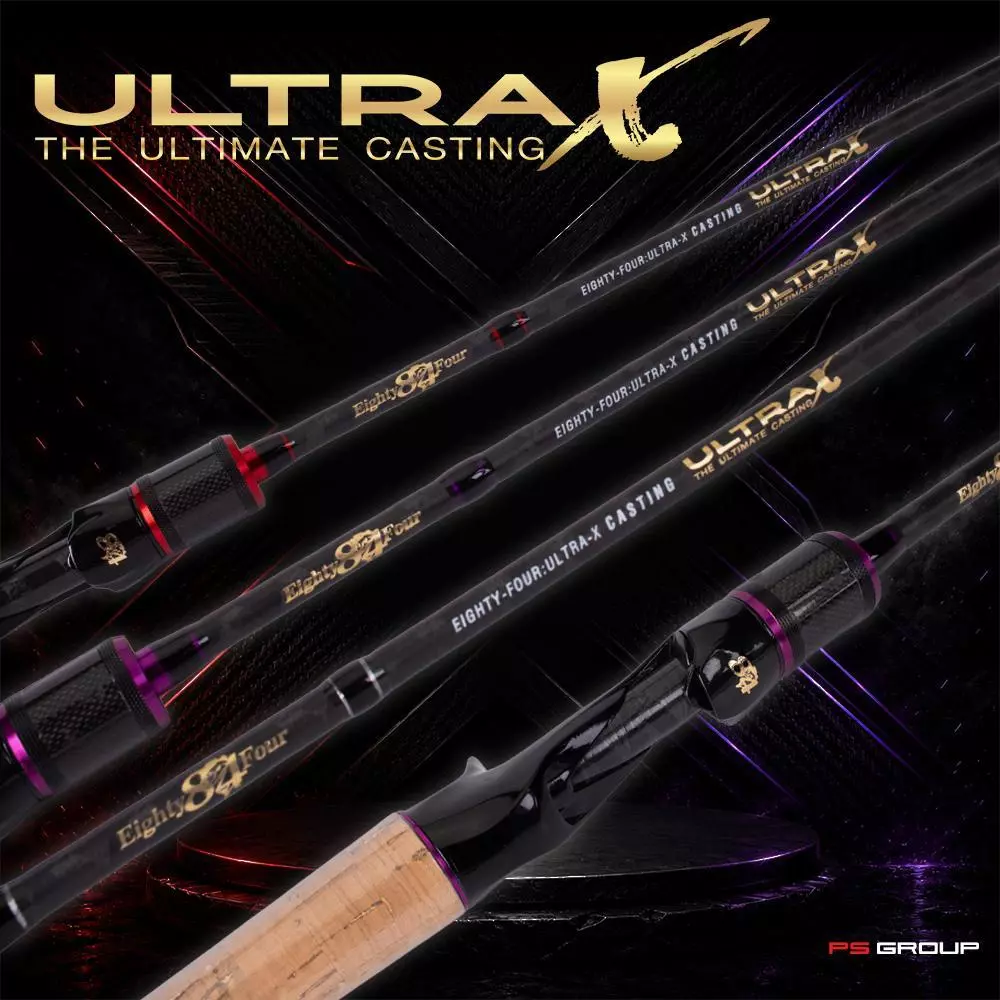 คัน 84 Ultra-X คันตีเหยื่อปลอมแบลงค์ X-Cross ทั้งคัน ความยาว 6ฟุต6 2 ท่อนต่อกลาง