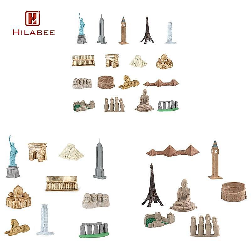 [hilabee] ชุดสถาปัตยกรรมอาคาร Landmarks ประวัติศาสตร์สําหรับเดสก์ท็อปผู้ใหญ่เด็ก