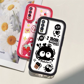 TPU ซิลิโคนนุ่มเคสโทรศัพท์สําหรับ VIVO V2054 V2070 V2037 V2026 V2033 V2042 V2069 V2028 V2102 V2039 V2068 V2029 V2043 V2048 น่ารักการ์ตูน Kuromi หมีกันกระแทก