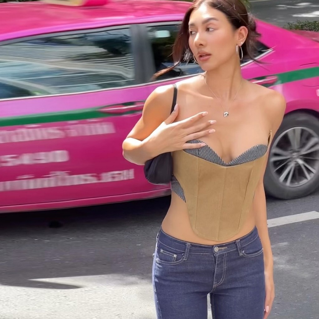 Kliou เสื้อกั๊กเซ็กซี่ Strapless แขนกุด Backless Patchwork ห่อหน้าอกบางผู้หญิงฤดูร้อนอเมริกัน Hot Chick Street สไตล์
