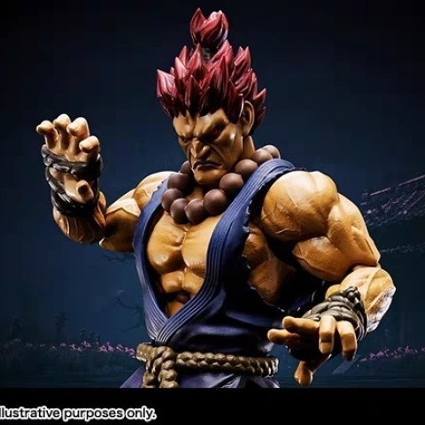 [คลังสินค้าพร้อม] Shf Street Fighter akuma Street Fighter รุ่นเคลื่อนย้ายได้ Bandai ของแท้ใหม่เอี่ยม