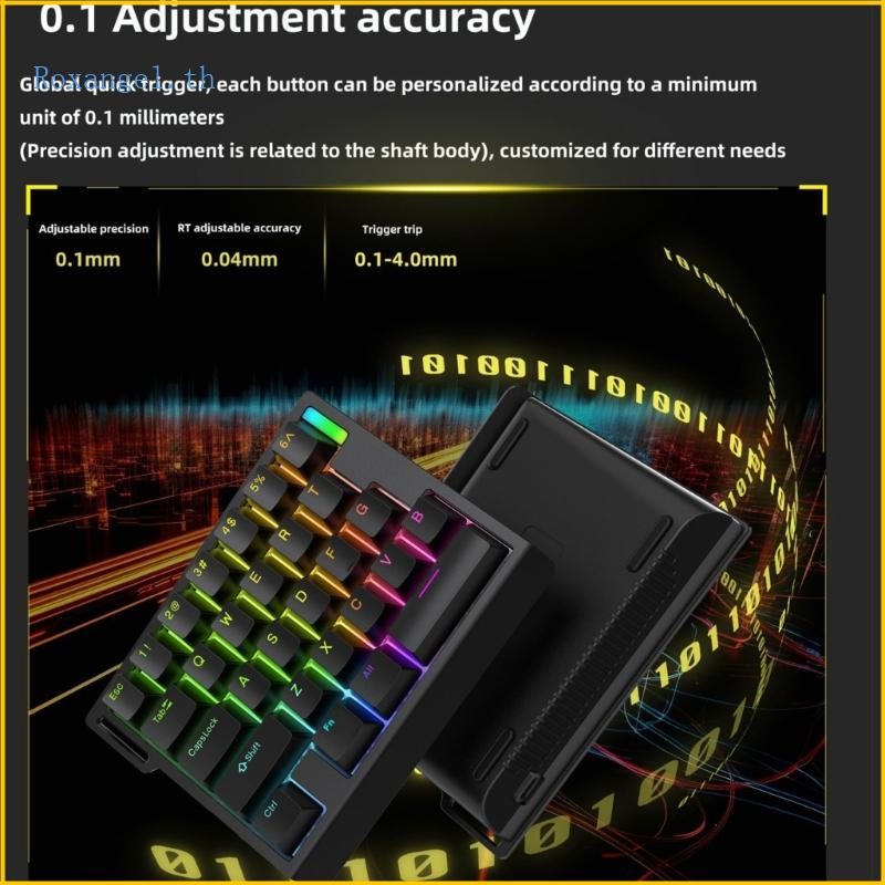 ROX Mechanical Keyboard Hot Swappable Gaming Keyboard Backlit Magnetic Switches Keyboard คีย์บอร์ดมื