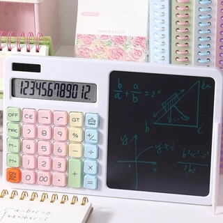 เครื่องคิดเลขน่ารัก คิดเลข พร้อมหน้าจอ LCD เขียนได้ มีปากกา ใช้ได้ทั้งเรียนและทำงาน Dreamhouse