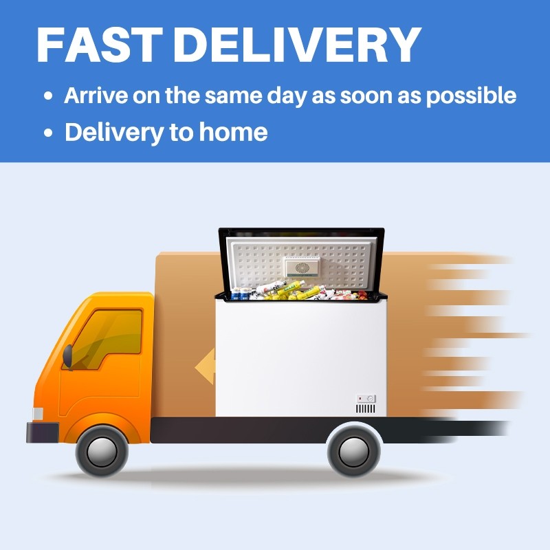 SNOWFLKตู้เย็นมินิ 2 ประตู ความจุสูง เย็นเร็ว ไฟน้อย ราคาถูก จัดส่งเร็ว สำหรับเช่าบ้าน - รูปที่ 7