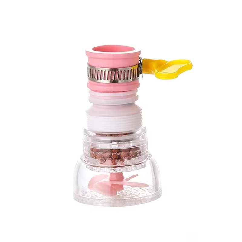 หัวฉีดก๊อกน้ำ 360 องศา กันน้ำกระเด็น ประหยัดน้ำ ติดตั้งง่าย  มีหลายสีให้เลือก สำหรับล้างจาน รดน้ำต้นไม้ ทนทาน ไม่แตกง่าย - รูปที่ 5