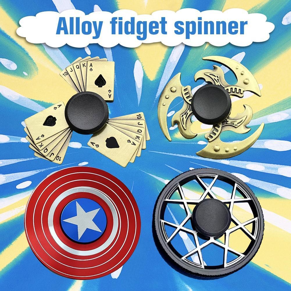Fidget Spinner สําหรับผู้ใหญ่โลหะผสม Decompression ของเล่น Hand Spinner Finger Spinner Fidget Spinne