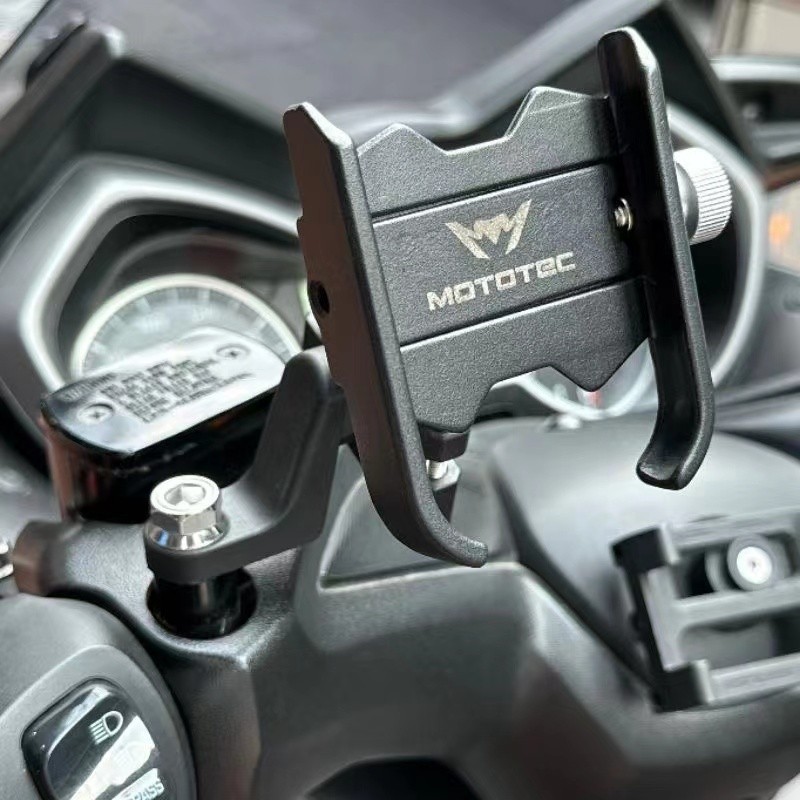 MOTOTEC ที่จับมือถือ ที่ยึดมือถือมอเตอร์ไซค์ ที่จับโทรศัพท์ แบบติดก้านกระจก และติดแฮนด์ เหมาะกับ lal