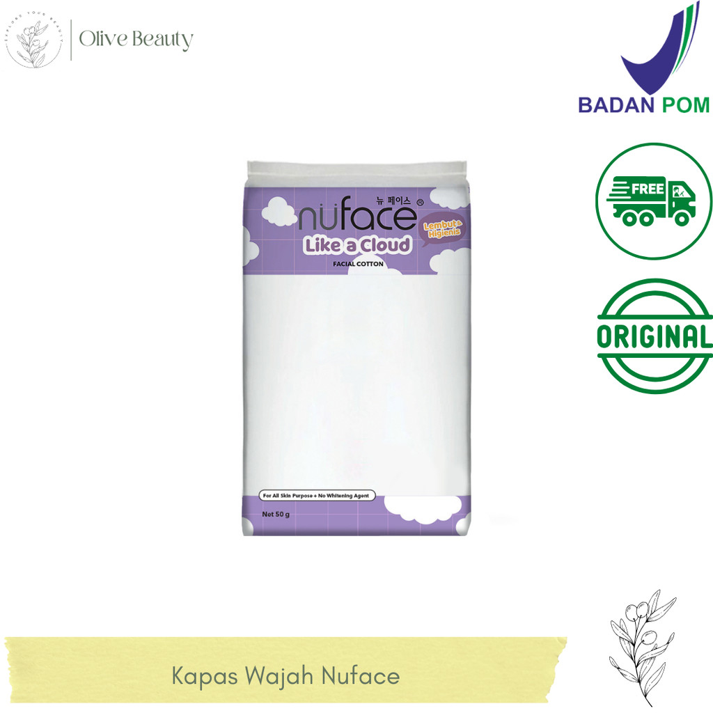 NuFace Facial Cotton - สําลีบํารุงผิวหน้าและความงาม