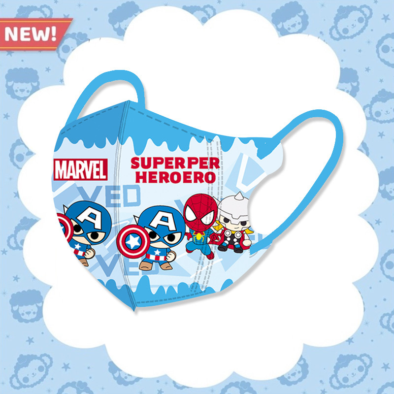 หน้ากากซูเปอร์ฮีโร่และโปเกมอน แบบสามมิติ มาในกล่องพร้อมใช้งาน มีทั้งหมด 50 ชิ้น เหมาะสำหรับเด็กวัย 3-12 ปี - รูปที่ 2